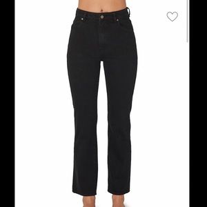 Rolla’s black straight leg jeans